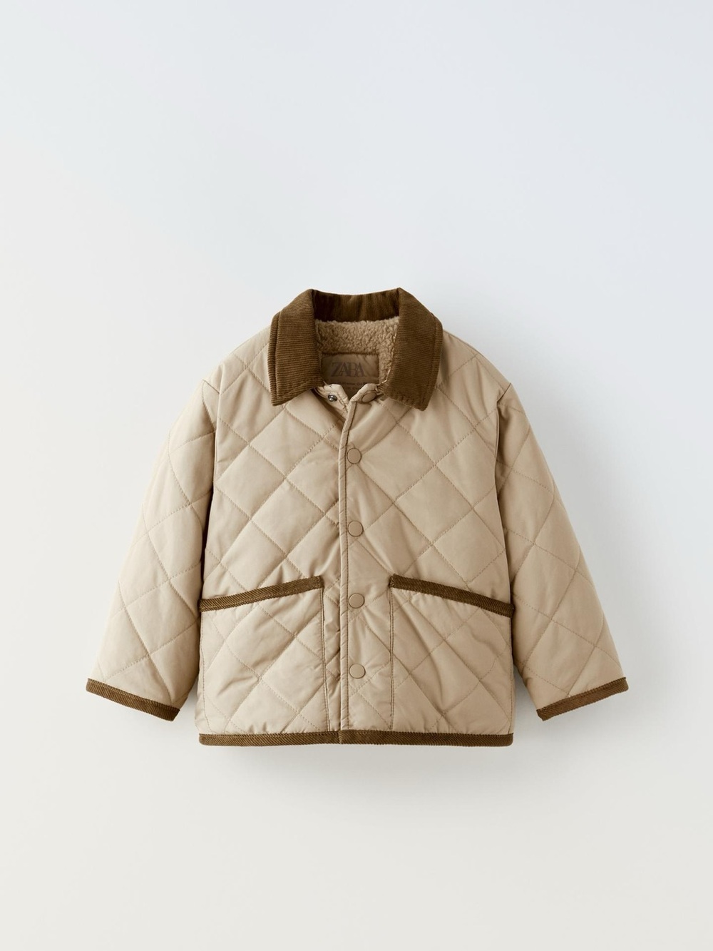 Zara 12-18 mo baby farm/chore quilted coat